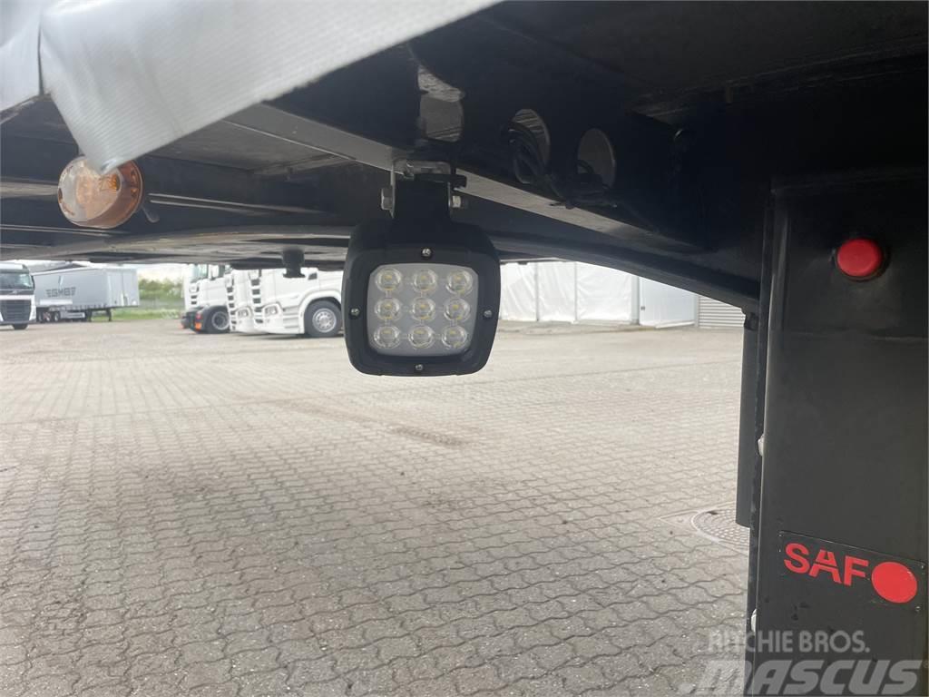 Hangler 3-aks mega gardintrailer hævetag + automatisk skyd Semi-trailer med Gardinsider
