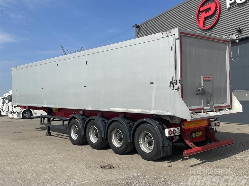 Langendorf 4-aks 61m3 tiptrailer Semi-trailer med tip