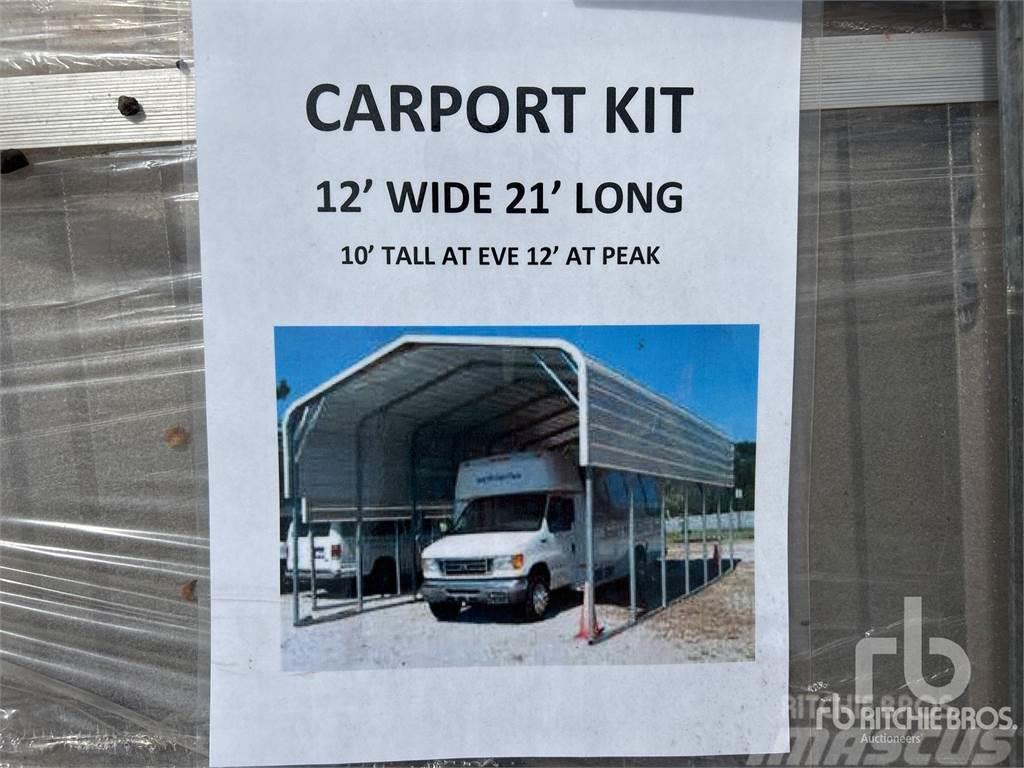  12 ft x 21 ft x 10 ft Carport K ... Andet - entreprenør