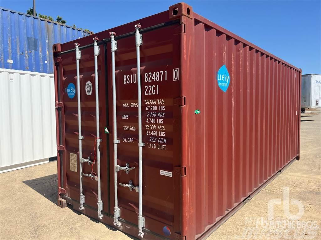  20 ft One-Way High Cube Specielle containere