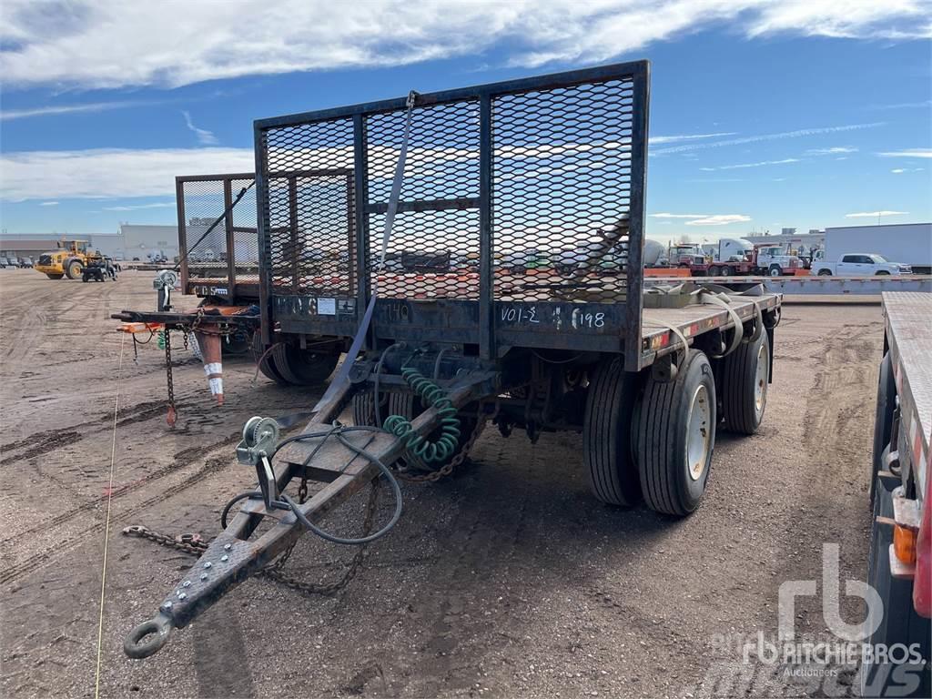  22 ft 2/Axle Pup Semi-trailer med lad/flatbed