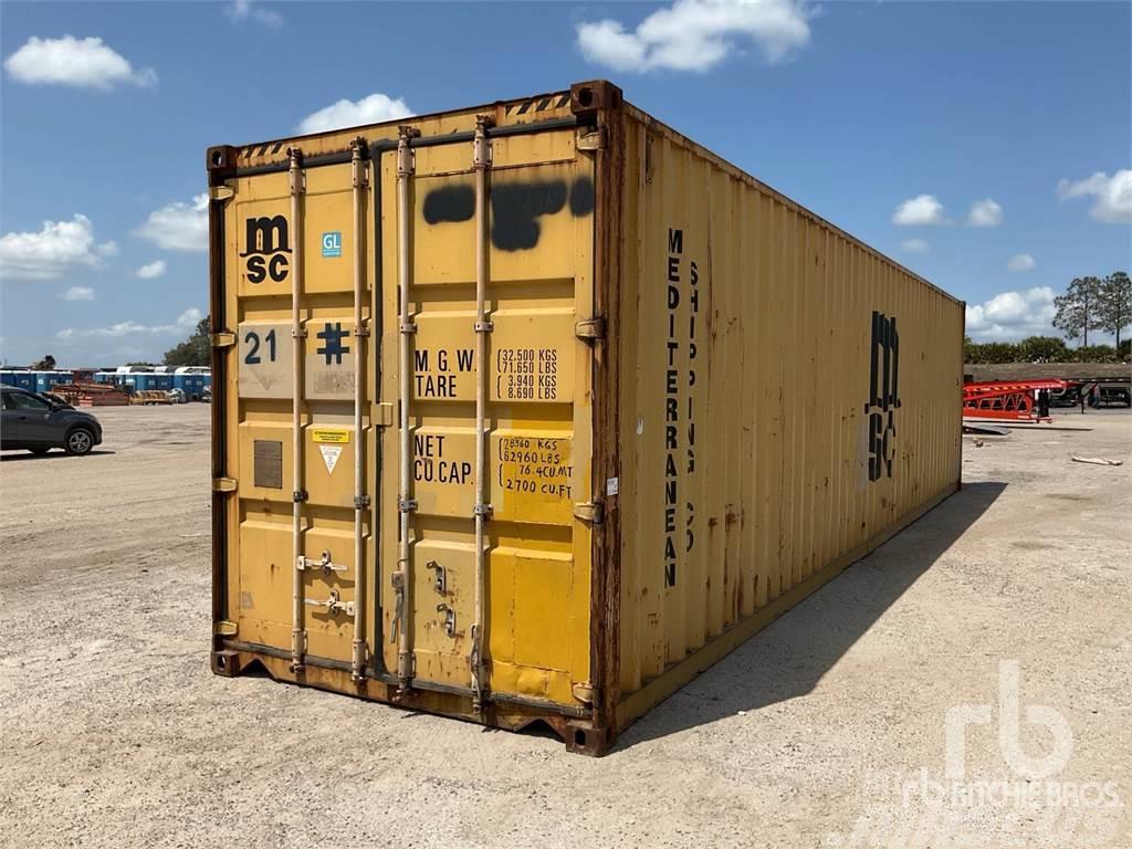  40 ft High Cube Specielle containere