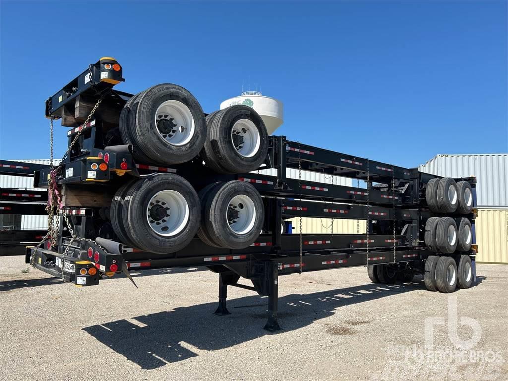  ATRO 40 ft T/A Qty of (5) (Unused) Semi-trailer med containerramme