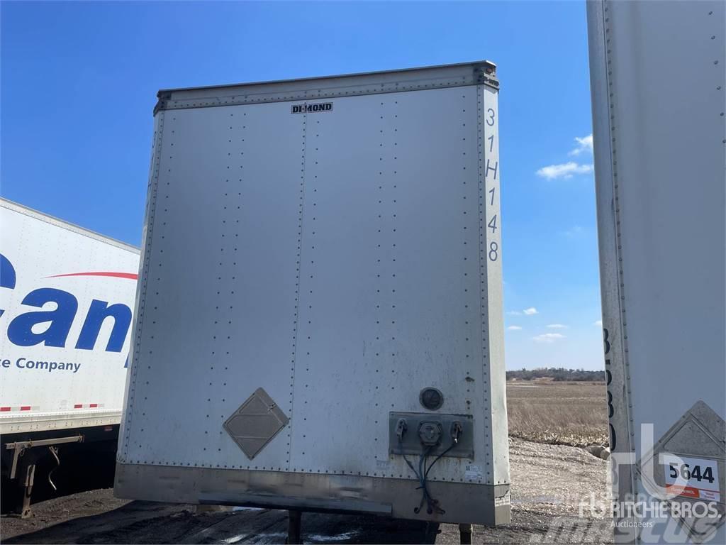  DI-MOND 31 ft x 102 in S/A Semi-trailer med fast kasse