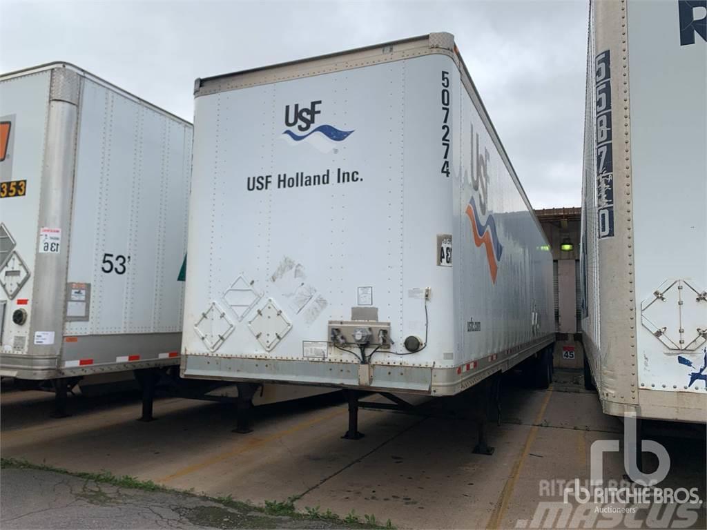 Great Dane 48 ft x 96 in T/A Semi-trailer med fast kasse