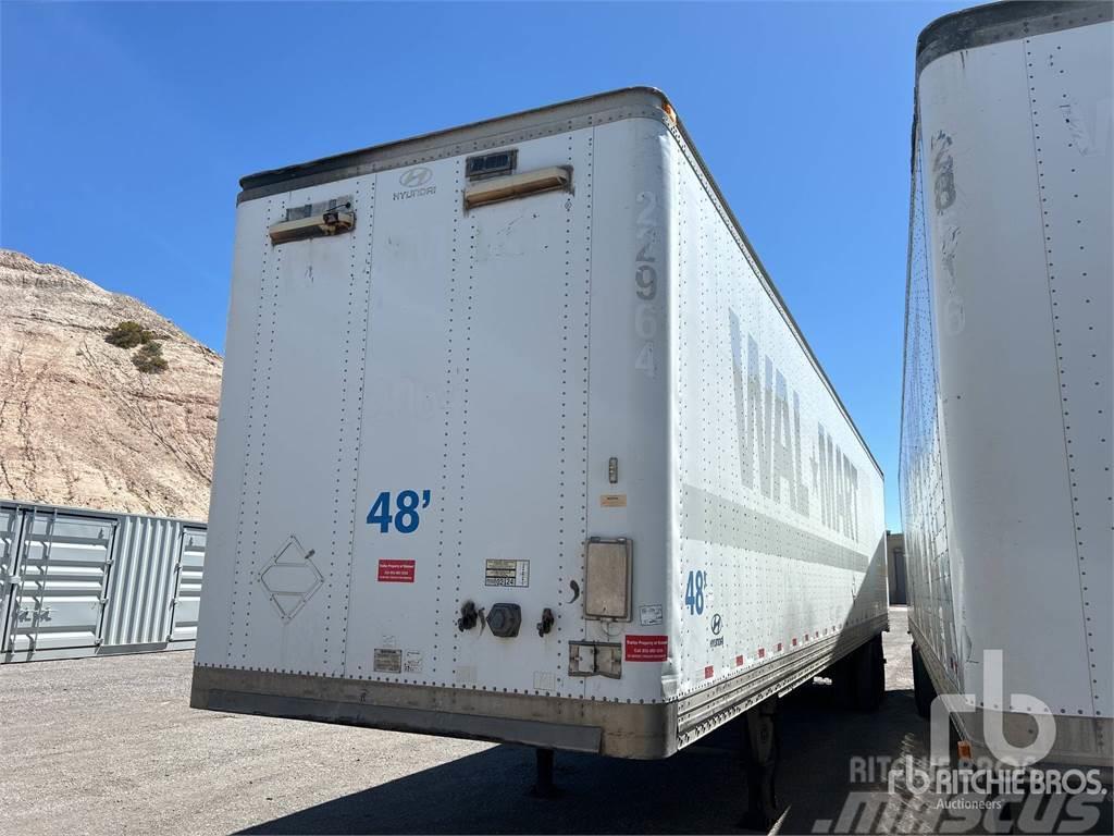 Hyundai 48 ft T/A Semi-trailer med fast kasse