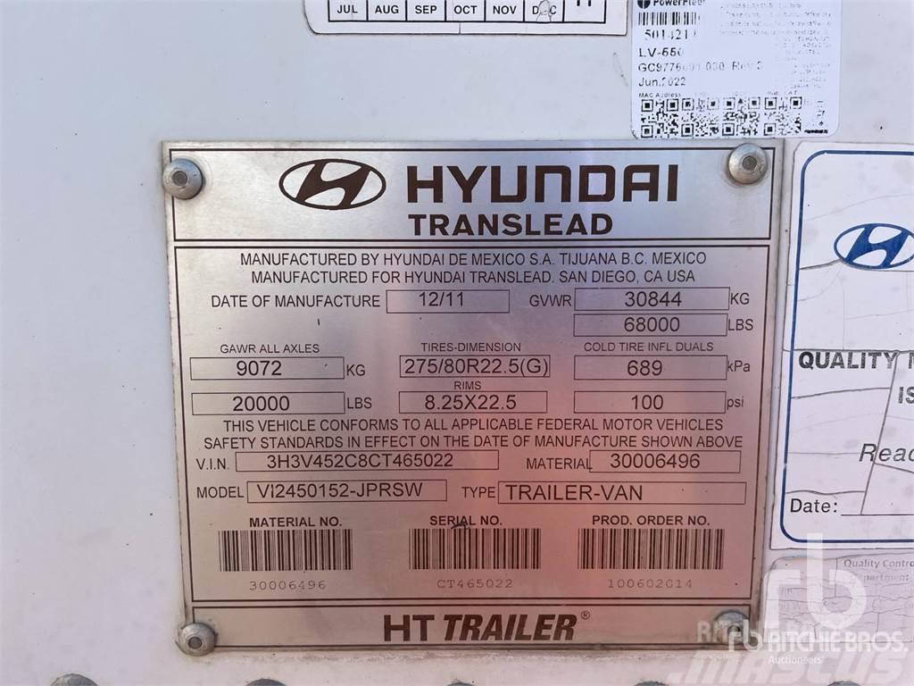 Hyundai V12450152-JPRSW Semi-trailer med fast kasse