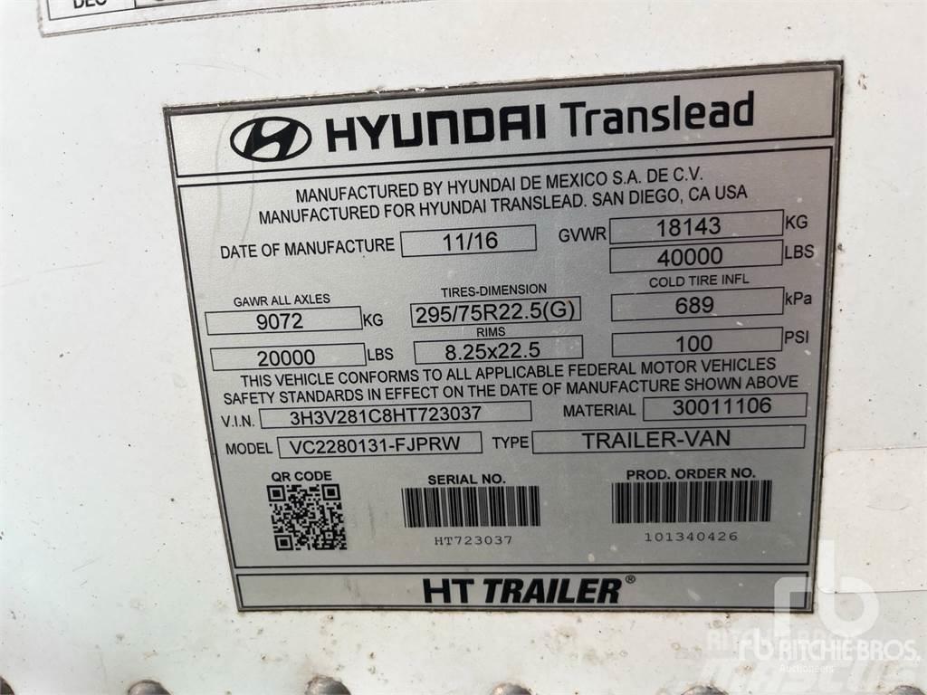 Hyundai VI2280151-FJPR Semi-trailer med fast kasse