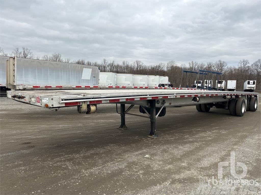 MAC 48 ft T/A Spread Axle Semi-trailer med lad/flatbed