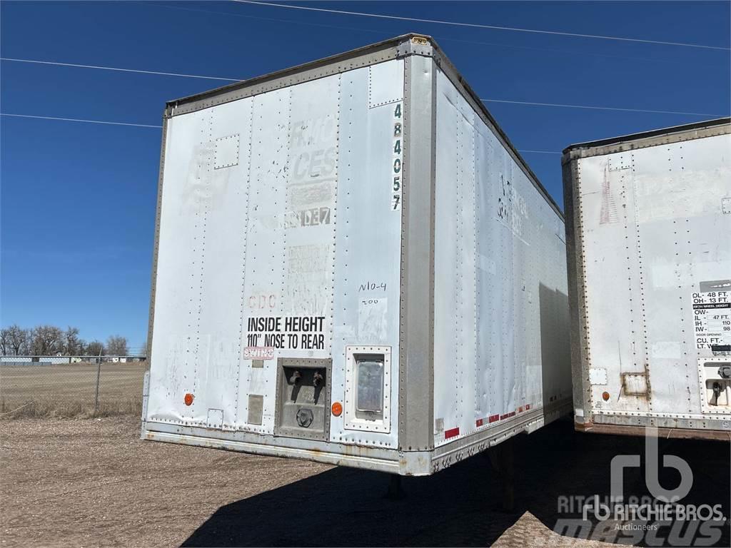  MONON 48 ft x 102 in T/A Semi-trailer med fast kasse