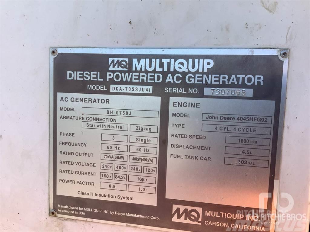 MultiQuip MQ70 Dieselgeneratorer
