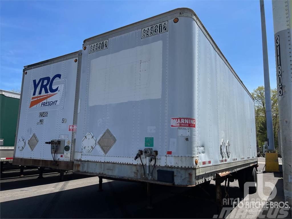  PINES 28 ft x 102 in S/A Lead Semi-trailer med fast kasse