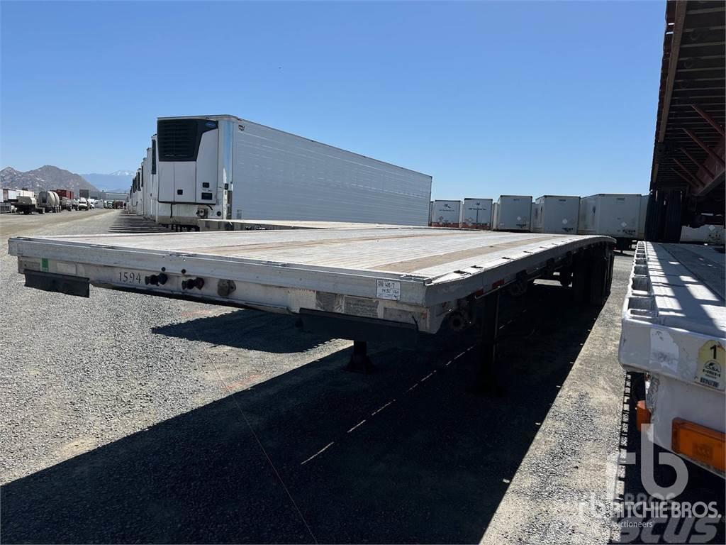 Raven 48 ft T/A Semi-trailer med lad/flatbed