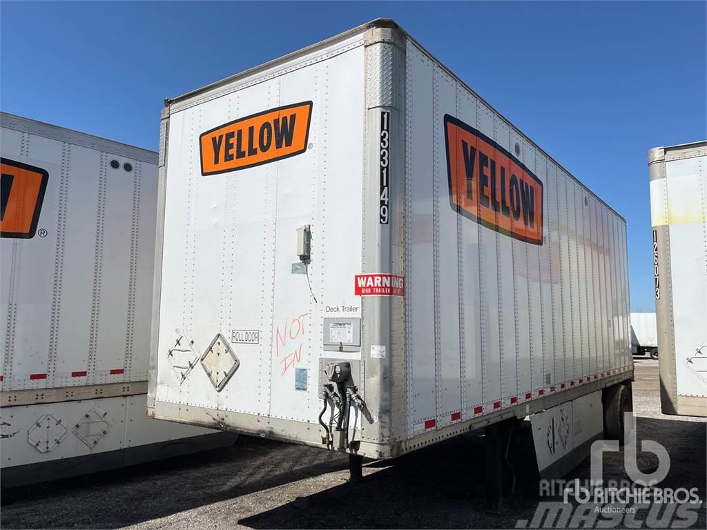 Stoughton 28 ft x 102 in S/A Semi-trailer med fast kasse