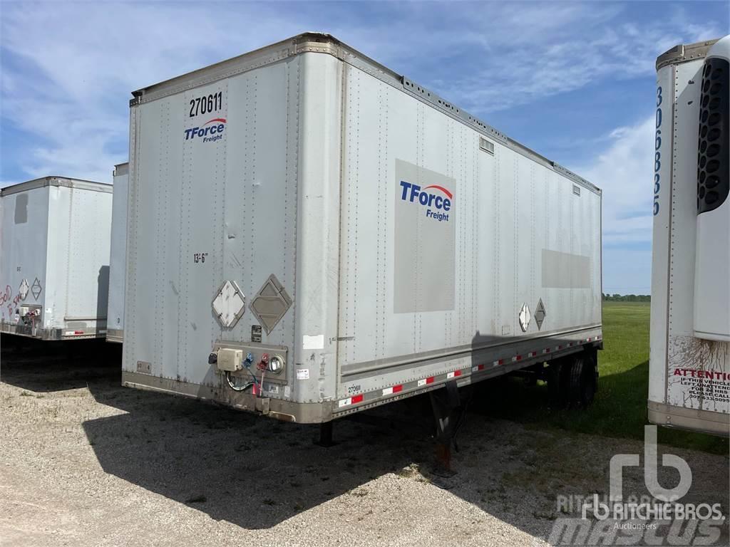 Stoughton 28 ft x 102 in S/A Semi-trailer med fast kasse