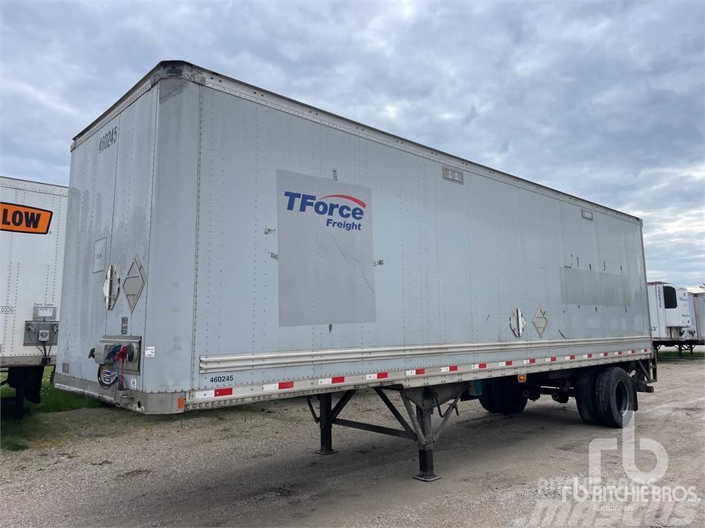 Stoughton 32 ft x 102 in S/A Semi-trailer med fast kasse