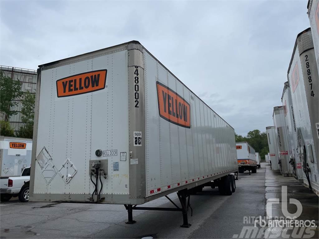 Stoughton 48 ft T/A Semi-trailer med fast kasse