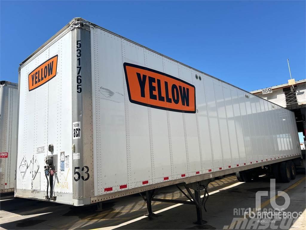 Stoughton 53 ft T/A Semi-trailer med fast kasse