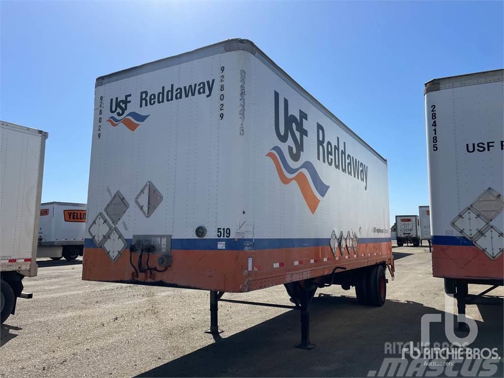 Strick 28 ft x 102 in S/A Semi-trailer med fast kasse