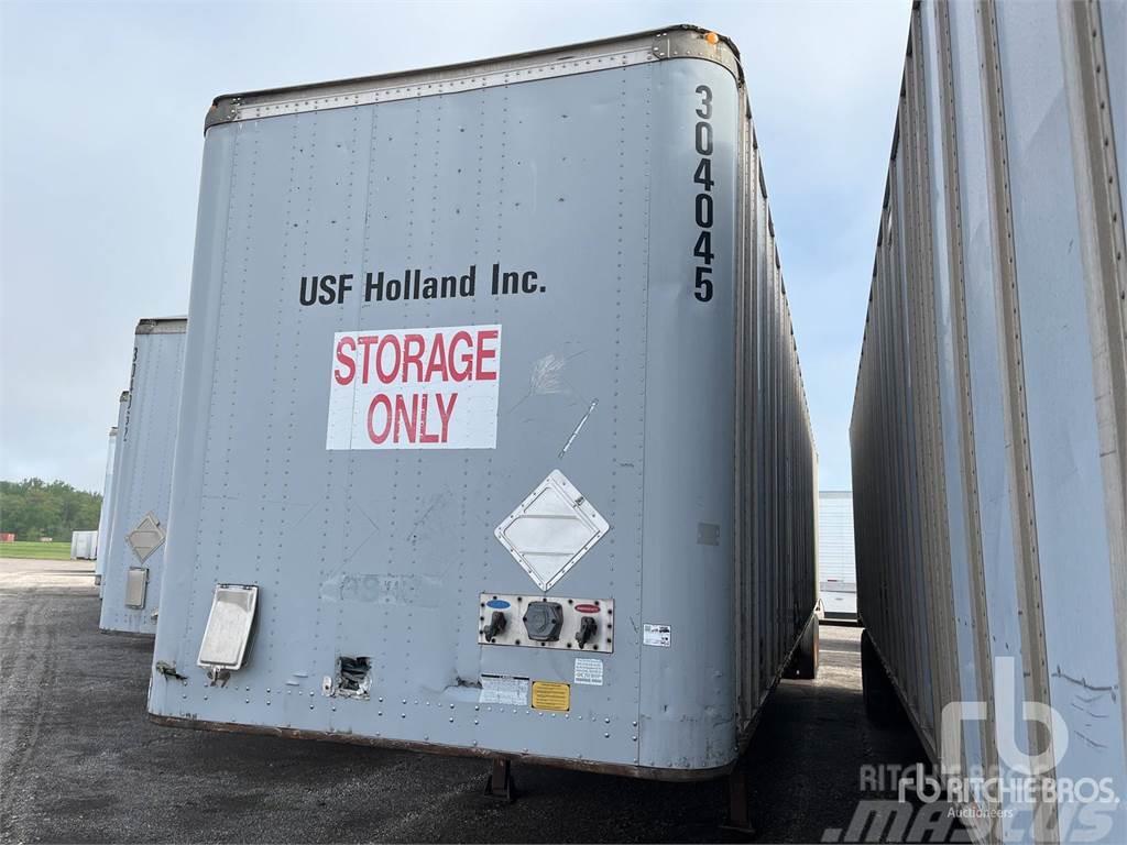 Strick 48 ft x 102 in T/A Semi-trailer med fast kasse