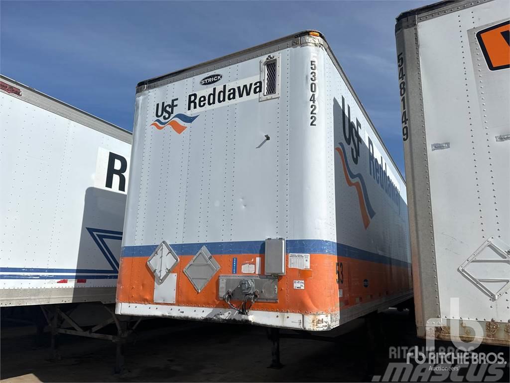 Strick 53 ft x 102 in Semi-trailer med fast kasse