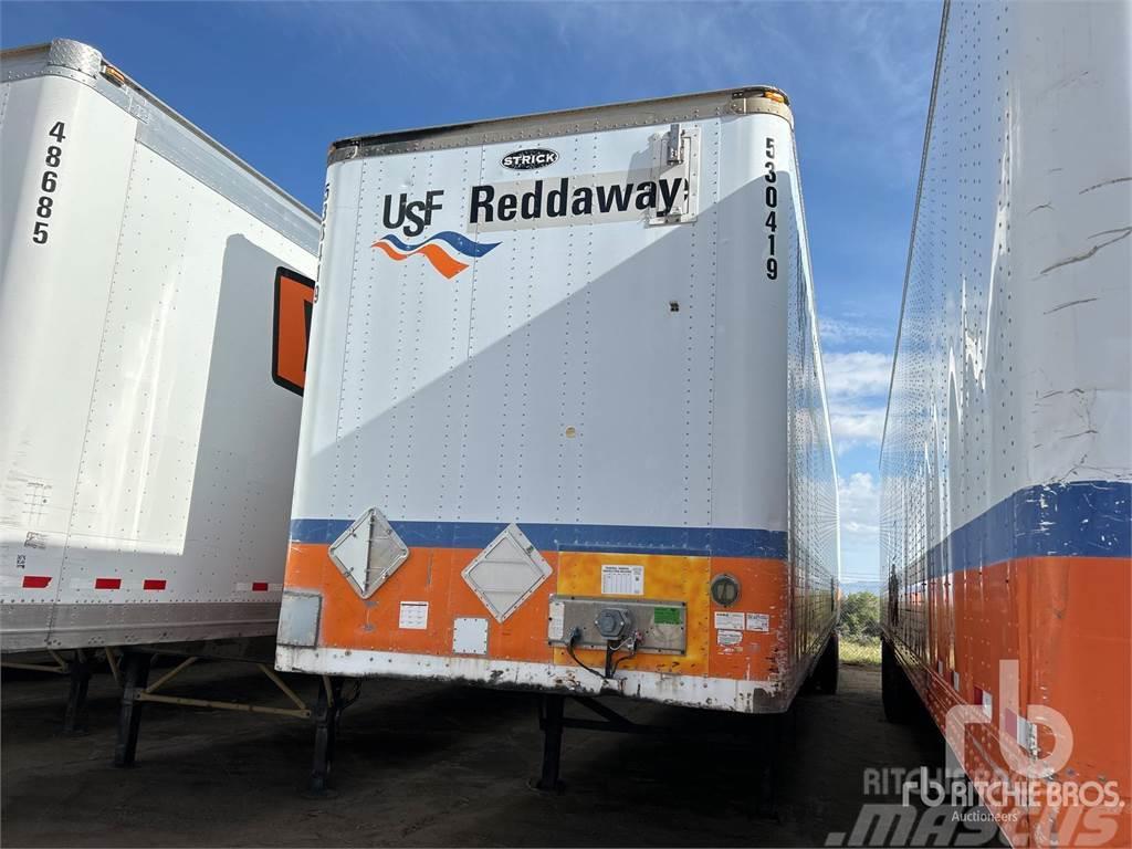 Strick 53 ft x 102 in T/A Semi-trailer med fast kasse