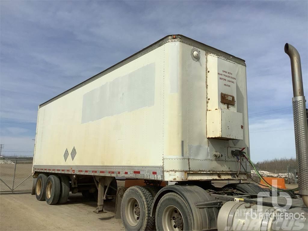 Trailmobile 30 ft x 102 in T/A Heated Semi-trailer med fast kasse