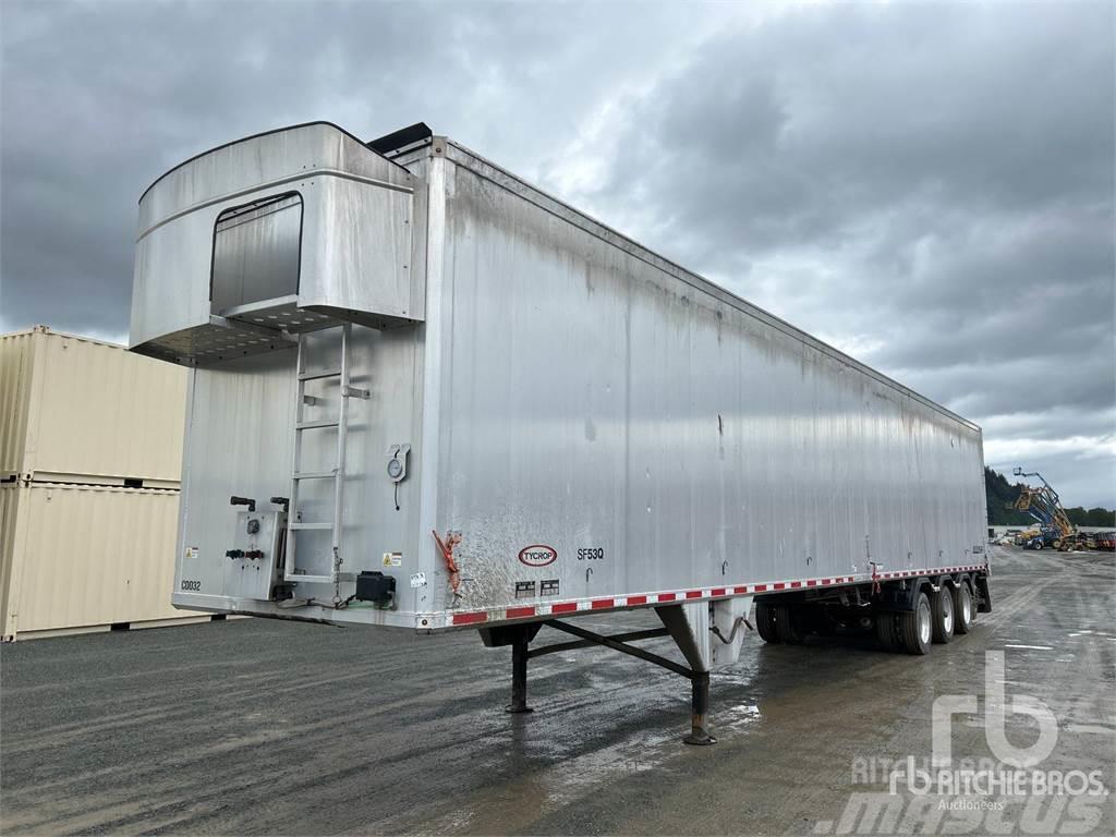  TY-CROP 53 ft x 102 in Quad/A Moving Fl ... Semi-trailer til Flis
