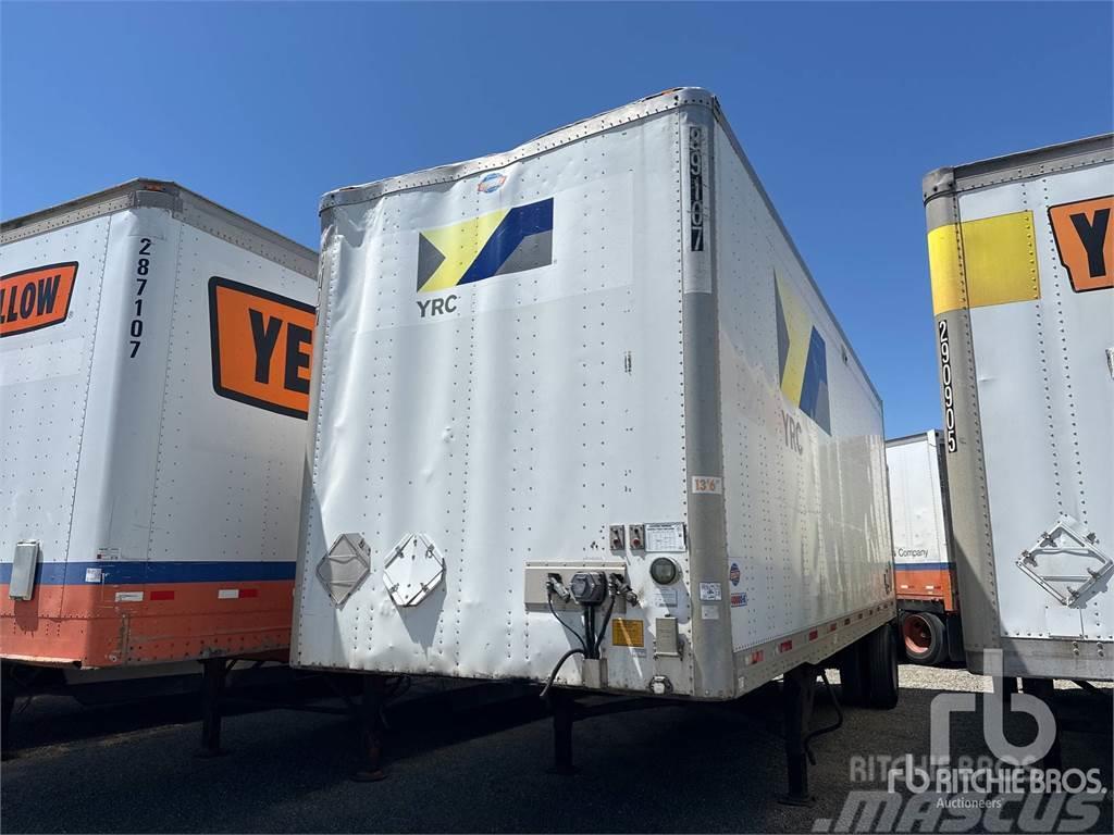 Utility 28 ft x 102 in S/A Semi-trailer med fast kasse