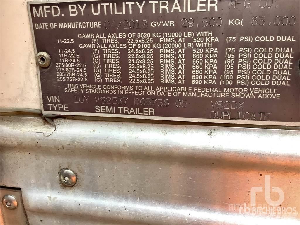 Utility VS2DX Semi-trailer med fast kasse