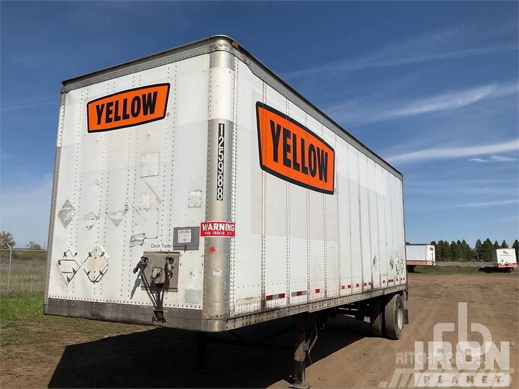 Wabash 28 ft x 102 in Semi-trailer med fast kasse