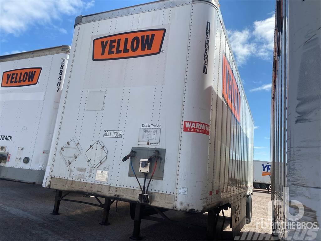 Wabash 28 ft x 102 in S/A Semi-trailer med fast kasse