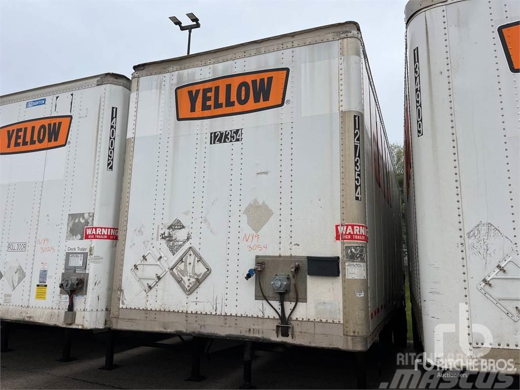 Wabash 28 ft x 102 in S/A Semi-trailer med fast kasse