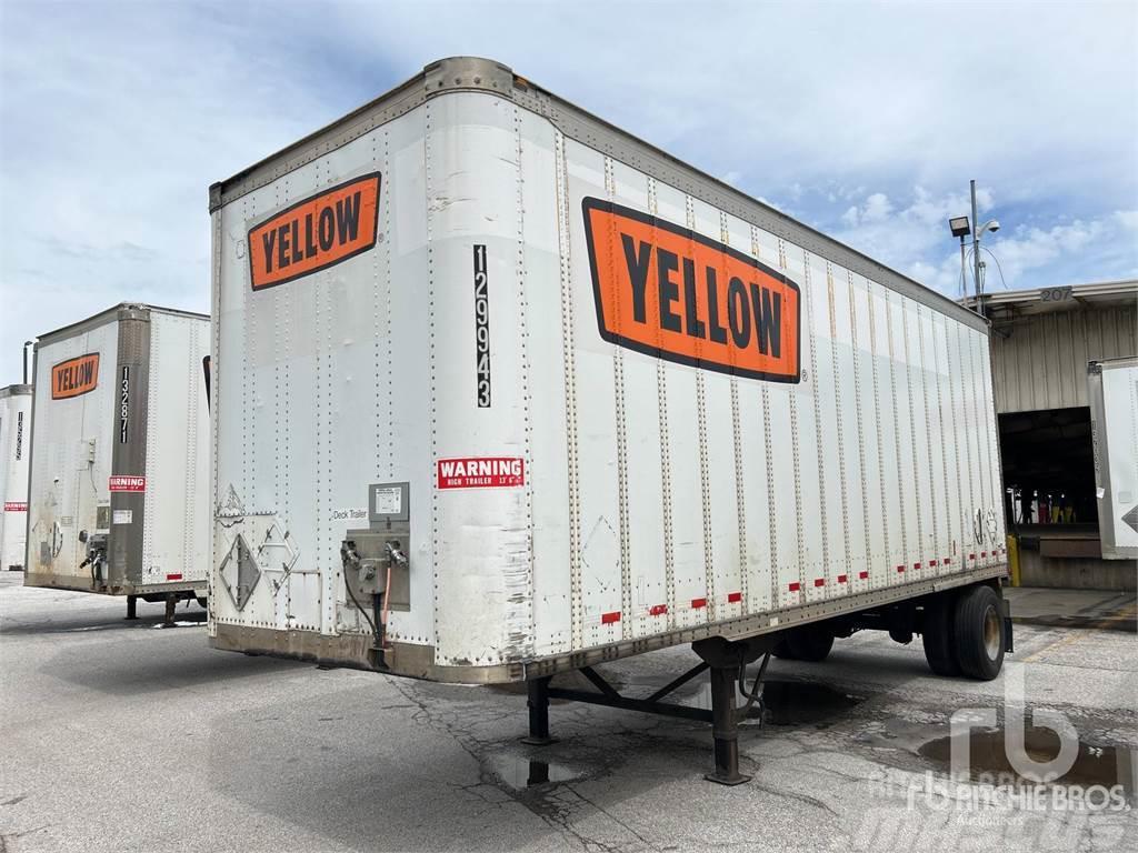 Wabash 28 ft x 102 in S/A Lead Semi-trailer med fast kasse