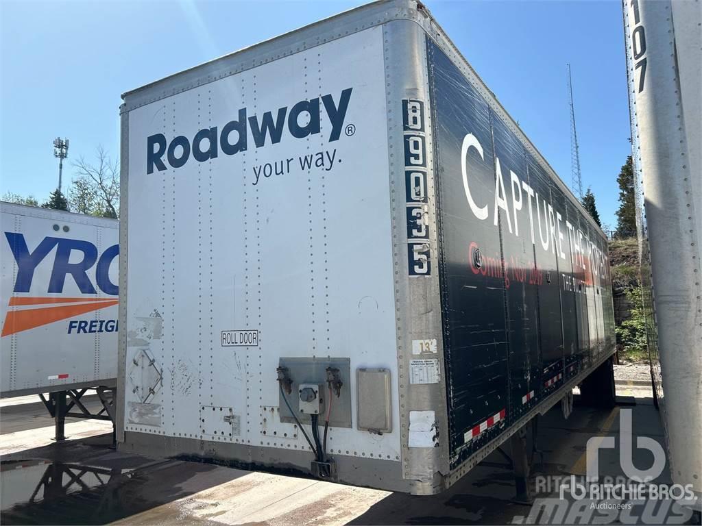 Wabash 40 ft x 102 in S/A Semi-trailer med fast kasse