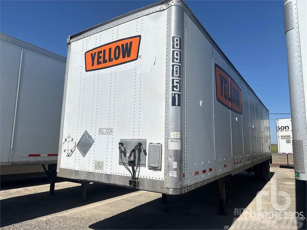 Wabash 40 ft x 102 in S/A Semi-trailer med fast kasse