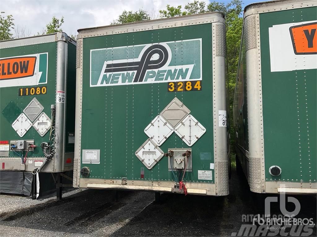 Wabash 45 ft x 96 in T/A Semi-trailer med fast kasse