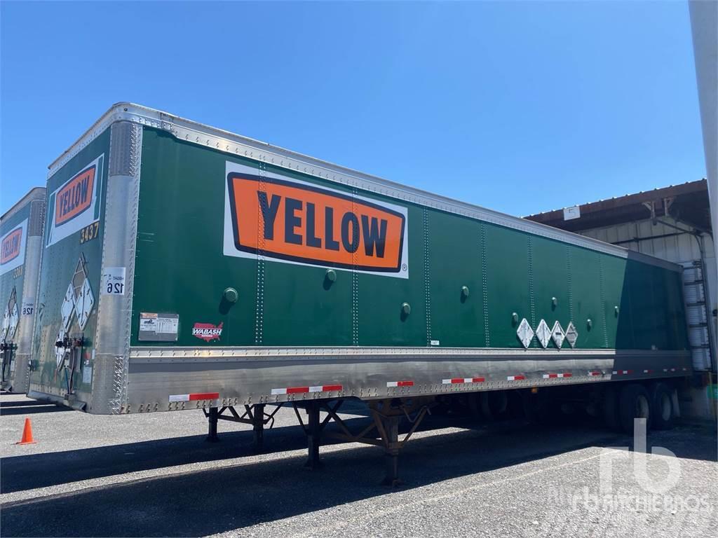 Wabash 48 ft T/A Semi-trailer med fast kasse