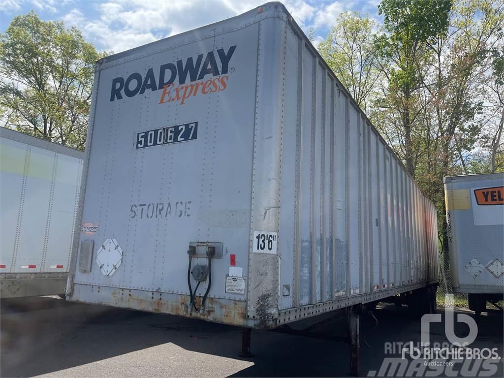 Wabash 48 ft x 102 in T/A Semi-trailer med fast kasse