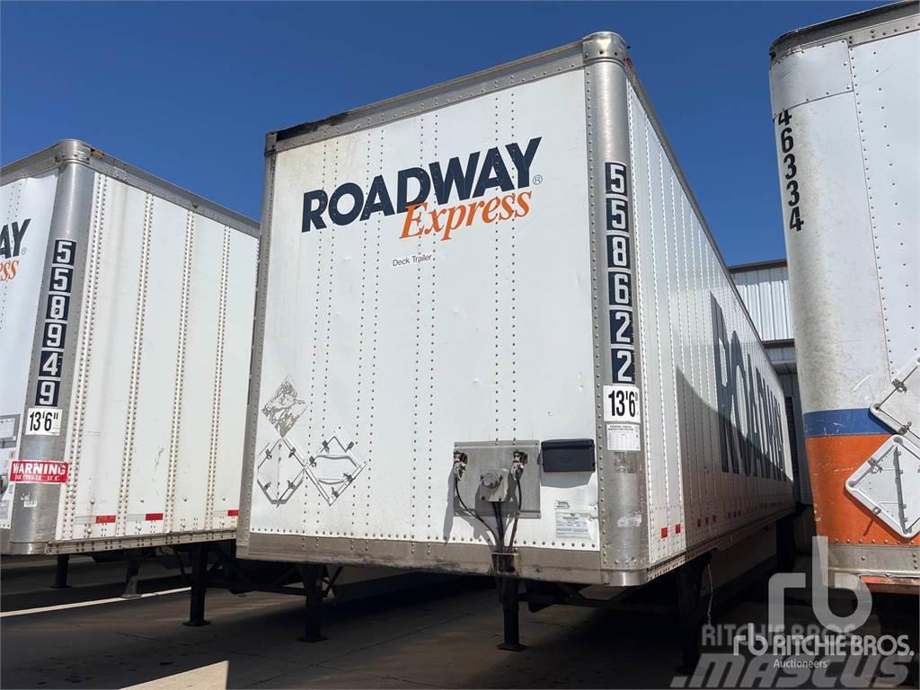 Wabash 53 ft T/A Semi-trailer med fast kasse