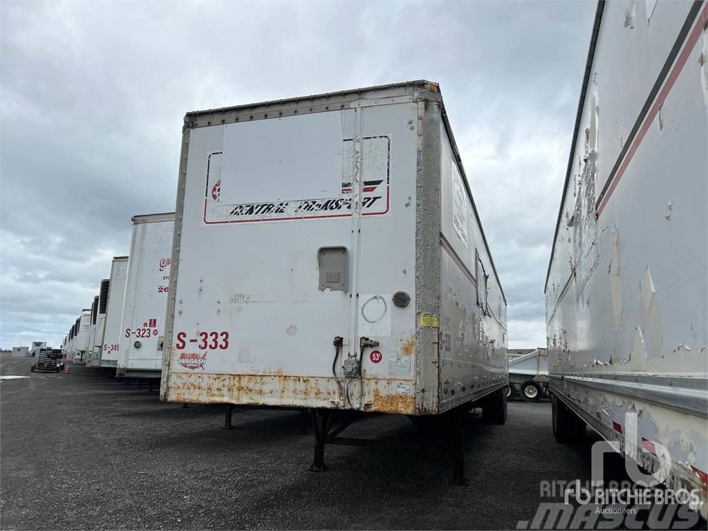 Wabash 53 ft x 102 in T/A Semi-trailer med fast kasse