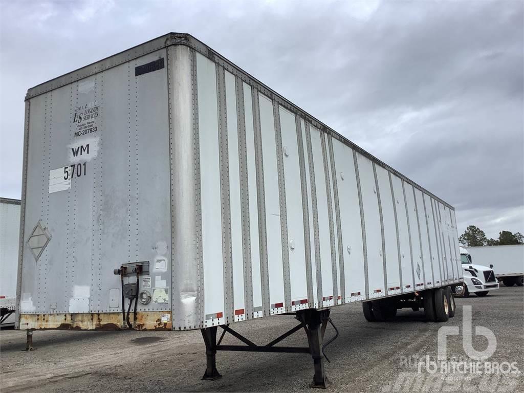 Wabash 57 ft x 102 in T/A Semi-trailer med fast kasse