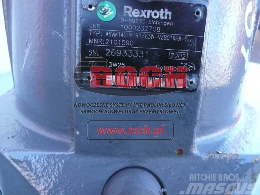 Rexroth A6VM140HA1R1/63W-VZB01XHA-S 101590 1000232708 Motorer