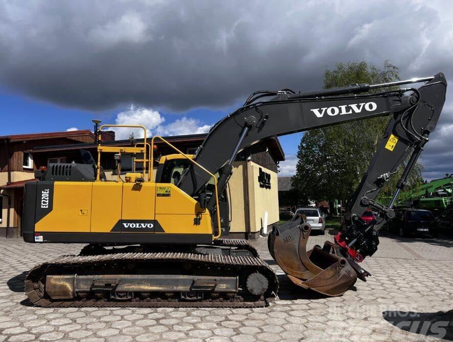 Volvo EC220EL Rototilt + LEICA Gravemaskiner på larvebånd