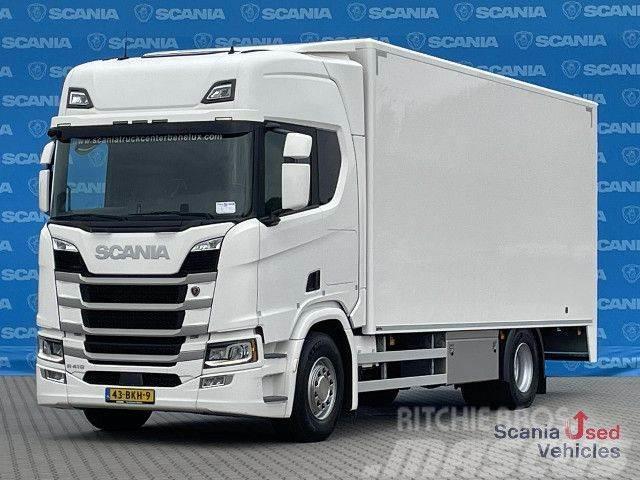 Scania R 410 B4x2NB RETARDER FULL AIR AHW 667X249X280 Box body trucks