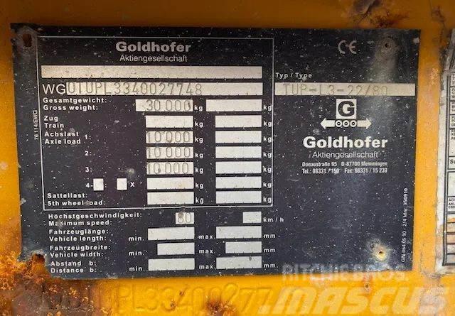 Goldhofer TUP-L3-22/80 Blokvogn