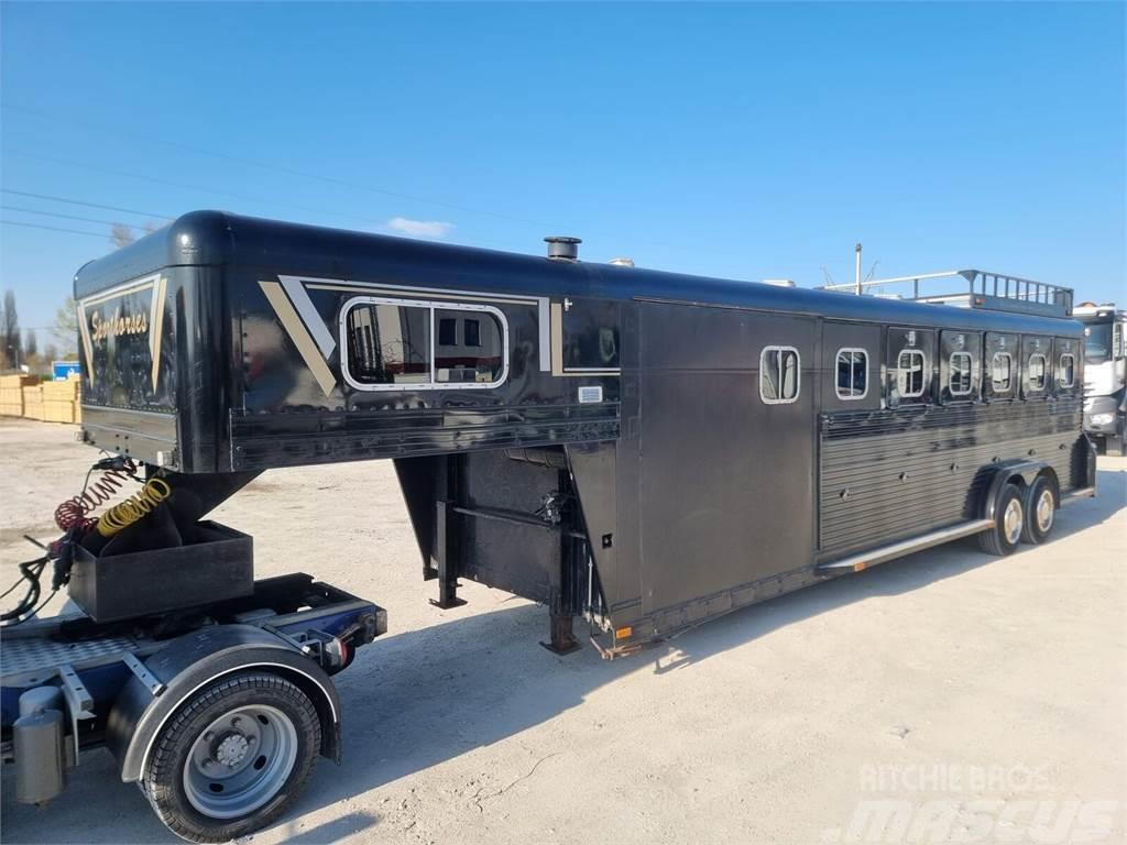  HR Trailer - Horse transporter BE trailer - 5 hors Semi-trailer til Dyretransport