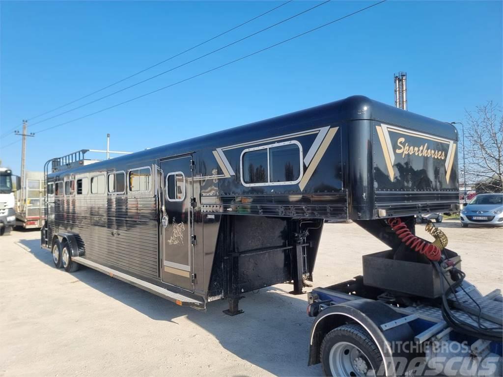  HR Trailer - Horse transporter BE trailer - 5 hors Semi-trailer til Dyretransport