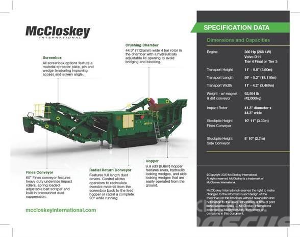 McCloskey I44RV3HD Knusere - anlæg