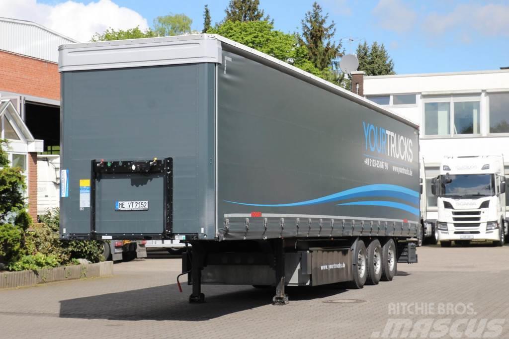 Kögel Standard-Plane Liftachse Miete Rent Semi-trailer med lad/flatbed